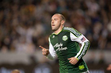 Kris boyd, major league soccer oyun sırasında bir gol kutluyor