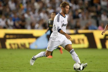 Sergio ramos Dünya Futbol challenge oyun sırasında eylem
