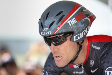 Levi leipheimer şehir dışarı ile onun zamana karşı binmeye hazır alır los angeles