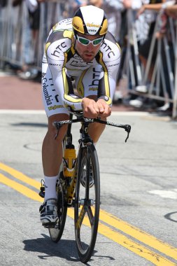 Bernhard eisel rides zamana karşı şehir boyunca los angeles