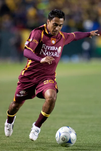 Elgabry Rangel in action during the InterLiga 2010 match — Stock Photo, Image