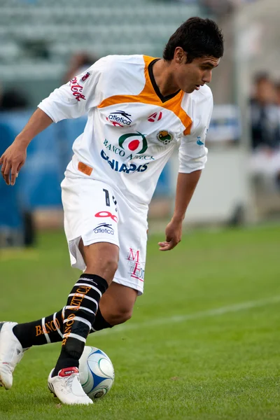 埃德加 · 安德拉德在期间 interliga 2010 行动与匹配 — 图库照片