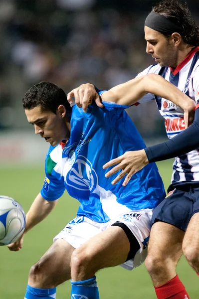 Hercules gomez en duillo davino in actie tijdens interliga 2010 match — Stockfoto