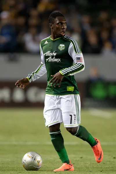 Kalif Alhassan in action during the Major League Soccer game — Stock Photo, Image