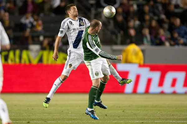 Pat Noonan and Kris Boyd during the Major League Soccer game — Stock Photo, Image