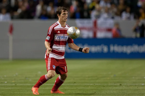 Zach loyd tijdens de major league soccer Spel — Stockfoto