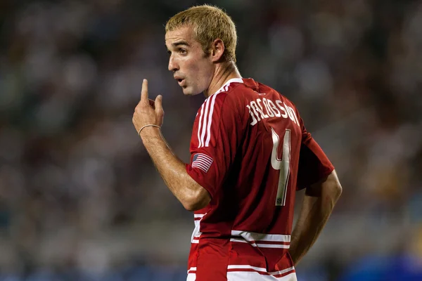 Andrew Jacobson during the Major League Soccer game — Stock Photo, Image