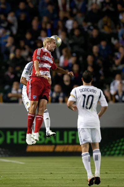 Andrew jacobson v akci během major league soccer hra — Stock fotografie