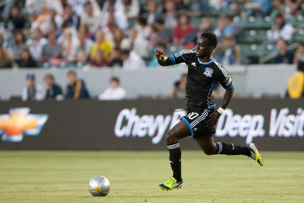 Simon Dawkins in action during the Major League Soccer game — Stock Photo, Image