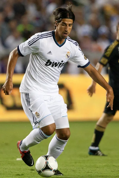 Sami Khedira en acción durante el World Football Challenge juego —  Fotos de Stock