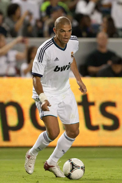 Pepe em ação durante o jogo World Football Challenge — Fotografia de Stock