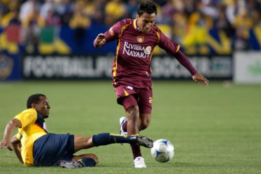 elgabry rangel Adolfo rosinei tarafından InterLiga 2010 maç sırasında çalışmalarla