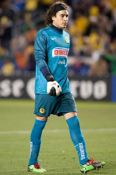 Francisco guillermo ochoa podczas interliga 2010 mecz — Zdjęcie stockowe