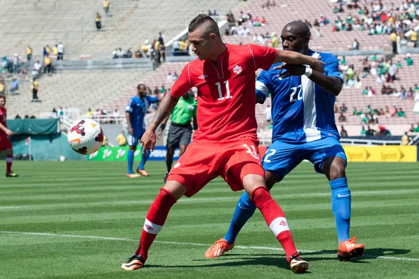 Marcus Haber of Canada and Jean Sylvain Babin of Martinique — Stock Photo, Image