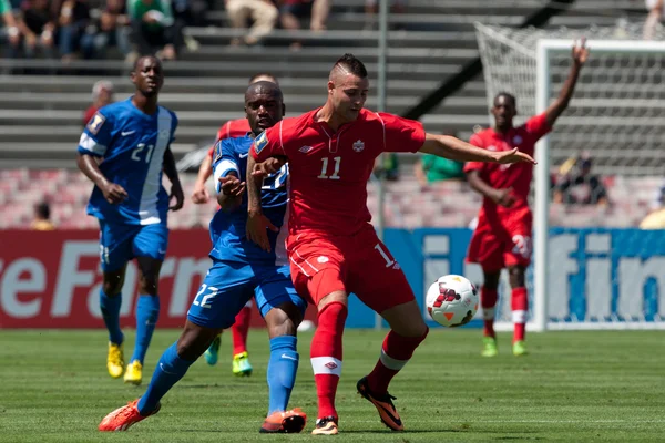 Jean sylvain babin van martinique en marcus haber van canada Stockfoto