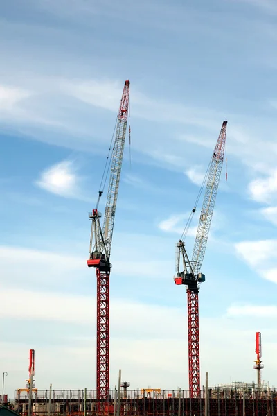 Construction Cranes — Stock Photo, Image