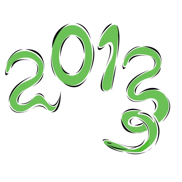 Año Nuevo 2013 — Vector de stock