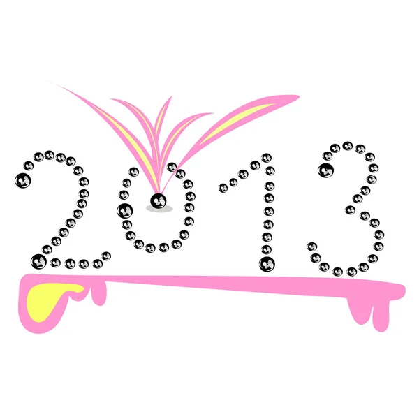 Año Nuevo 2013 — Vector de stock