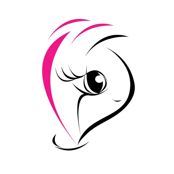 Logo de belleza y moda Ilustración De Stock