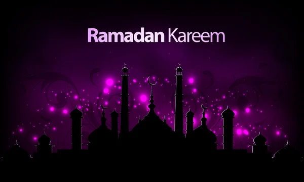 Vektor Ramadan Kareem Hintergrund — Stockvektor