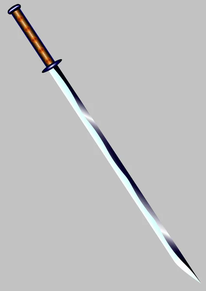 Espada - katana — Vector de stock