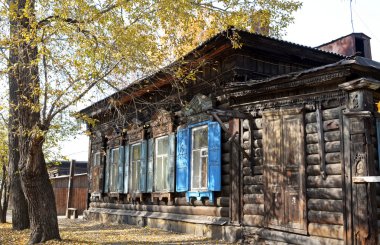 pancurlar Irkutsk Caddesi üzerinde ahşap ev