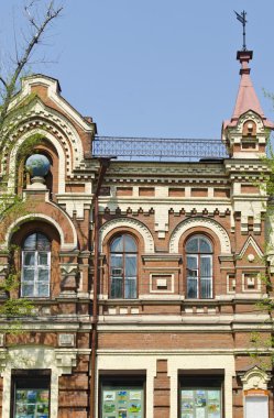Irkutsk, 1899-1903 arasındaki dönemde inşa Merkezi Caddesi üzerinde eski bina