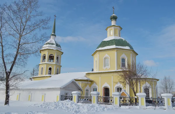 Преображенский храм в Иркутске — стоковое фото