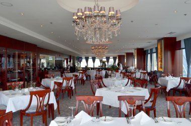Ulan Batur Merkezi tower Mall 17 kattaki monet Restaurant'ta iç