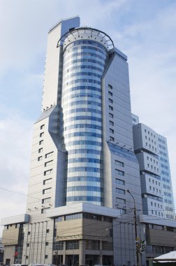 Business center - the first tower. Krasnoyarsk clipart