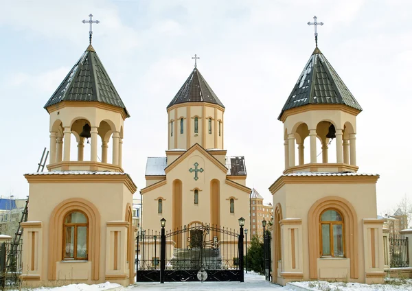 Church of St. Sarkis - Armenian Apostolic Church. Krasnoyarsk — Stock Photo, Image