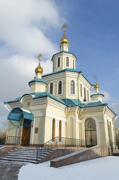 Εκκλησία του οι Άγιοι μάρτυρες πίστη, ελπίδα, φιλανθρωπία και η μητέρα τους Σοφία. Κρασνογιάρσκ — Φωτογραφία Αρχείου
