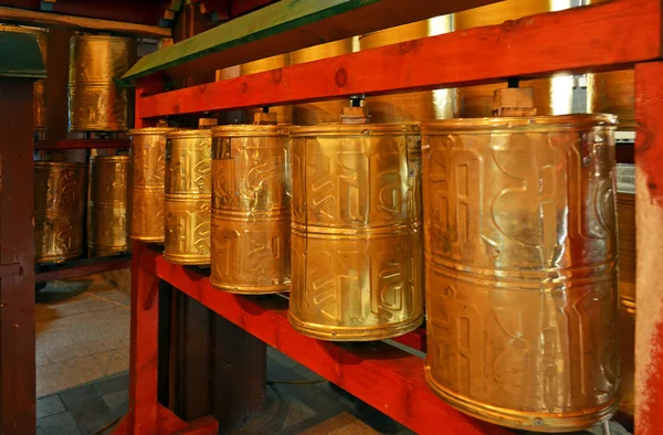 Hurde - tambores de oración en Buddism — Foto de Stock