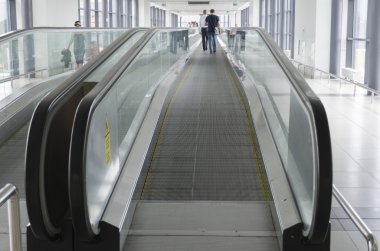 Sheremetyevo Havaalanı'nda yatay travelator