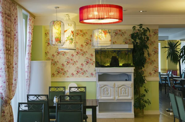 Dining room interior in a health resort — Stock Photo, Image