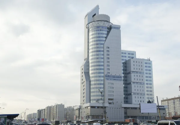 Rascacielos moderno Krasnoyarsk — Foto de Stock