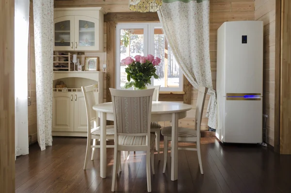 yemek odası iç kır evi. Country tarzı