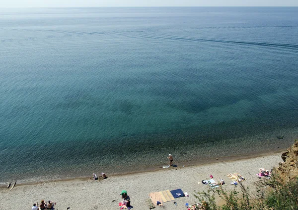 Playa en Listvyanka pueblo, Lago Baikal —  Fotos de Stock