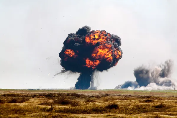 Gran bola de fuego . — Foto de Stock