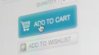 web üzerinde alışveriş sırasında bilgisayar ekranı