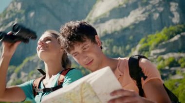 Haritaya bakıyordum dürbün ile insanlar.