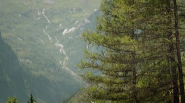 Öpüşmek, hiking ve dağda yürüyüş Çift.