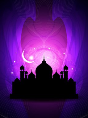 dini bayram arka plan ile Camii.