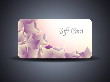 soyut güzel hediye kart tasarımı