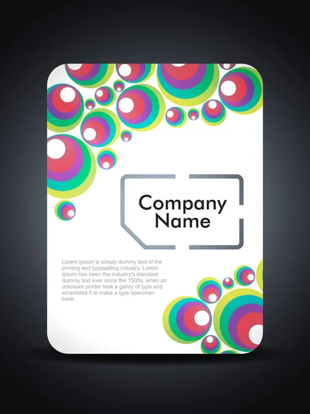 Creative sim card presentation design concept. — Stock Vector