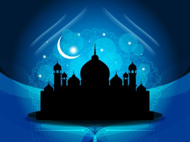 dini bayram arka plan ile Camii.