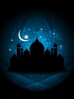 dini bayram arka plan ile Camii.
