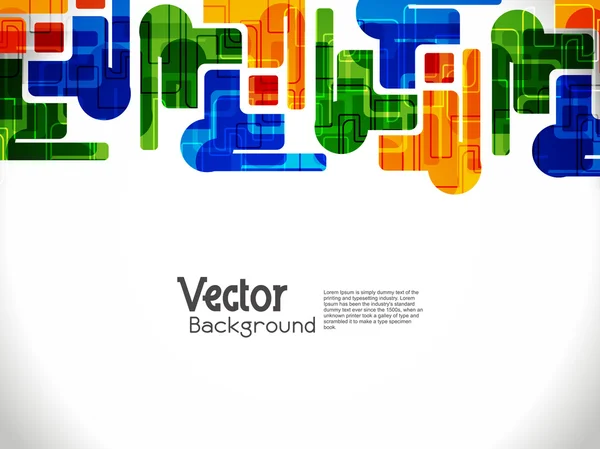 Fondo colorido diseñado moderno abstracto . — Vector de stock