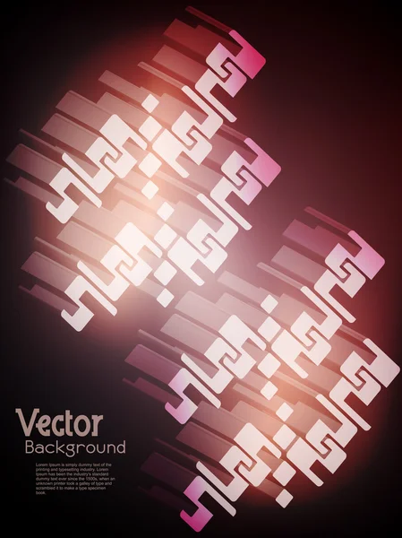 Abstraktní kreativní 3d návrhu pozadí — Stockový vektor