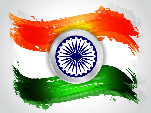 Creatieve Indiase vlag ontwerpen. — Stockvector